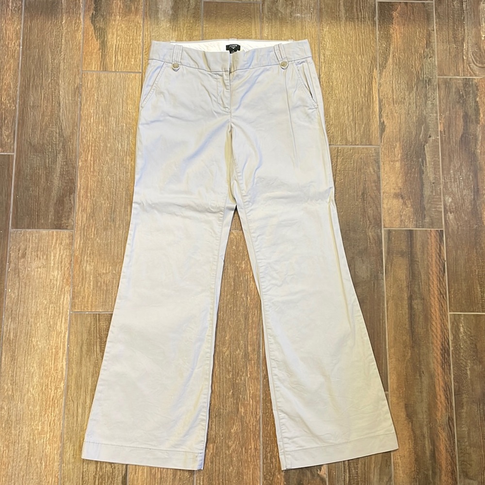 J.Crew City Fit Gray Bootcut Pants